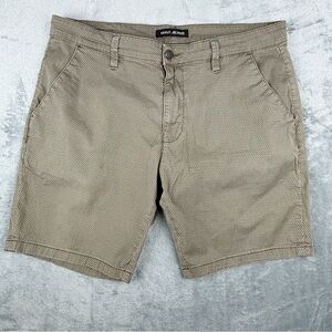 Mavi Shorts‎ Mens 36 Brown Khaki Jacob Crop 9" Inseam Stretch Casual Chino